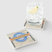 セントルイス、ラクレドの着陸、セントルイス、コースター ストーンコースター (横)