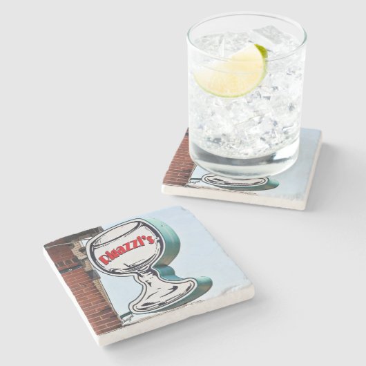 セントルイス、リガッツィーズ、ザヒル、セントルイスのコースター ストーンコースター (横)