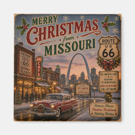 セントルイス ルート66 クリスマス キープサケ マグネット