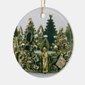 セントルイス、13世紀(銀金メッキの王冠 セラミックオーナメント (左)