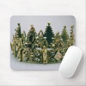 セントルイス、13世紀(銀金メッキの王冠 マウスパッド (マウス)