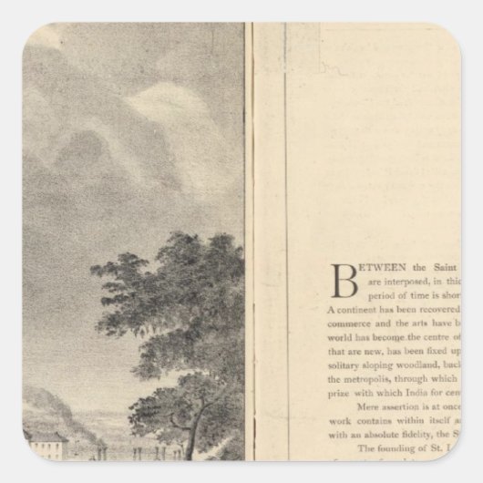 セントルイス、1832年 スクエアシール (正面)