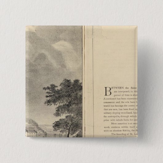 セントルイス， 1832 缶バッジ (正面)