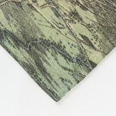 セントルイス(1896年)のヴィンテージの絵解き地図 フリースブランケット (角)