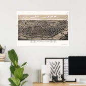 セントルイス， MOパノラママップ – 1895 ポスター (ホームオフィス)