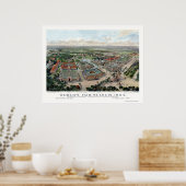 セントルイス, MOワールドのフェアパノラママップ – 1904 ポスター (キッチン)