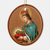 セントルイスIX (詳細; 'メダリオン'のみ； BK 065) セラミックオーナメント (左)