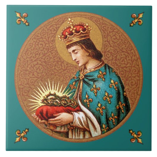 セントルイスIX (詳細; 'メダリオン'のみ； BK 065) タイル (正面)