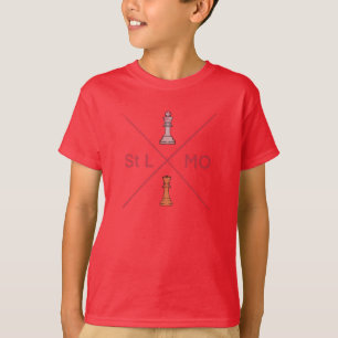 セントルイスMOは世界のチェスの首都だ! Tシャツ