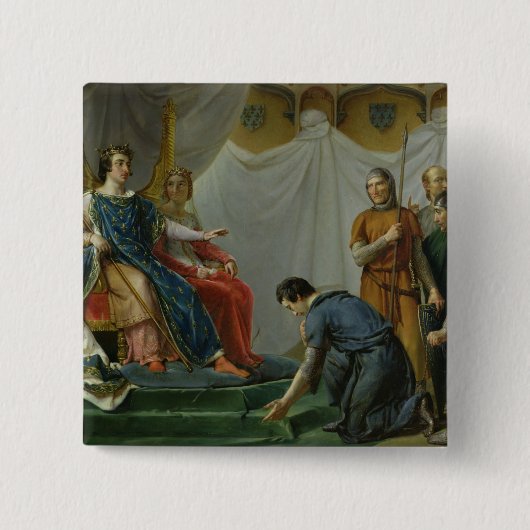 セントルイスPardonning Mauclerc 缶バッジ (正面)