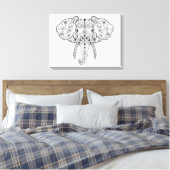 セントルインスパイアグ象 キャンバスプリント (インサイチュ (寝室))