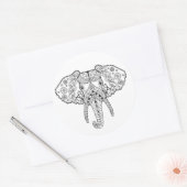 セントルインスパイアグ象 ラウンドシール (封筒)