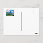 セントルシアのピトンのはがき ポストカード (裏面)