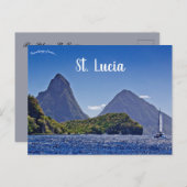 セントルシアのピトン ポストカード (正面/裏面)