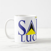 セントルシアのマグ コーヒーマグカップ (左)