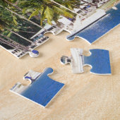 セントルシアのマリゴットカリブの湾 ジグソーパズル (側面)