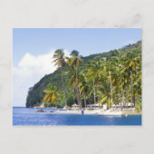 セントルシアのマリゴットカリブの湾 ポストカード (正面)