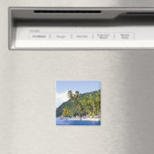 セントルシアのマリゴットカリブの湾 マグネット (インサイチュ (食洗機))