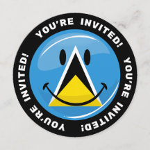 セントルシアの微笑み国旗