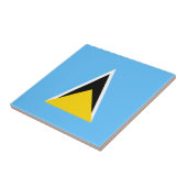 セントルシアの旗のセラミックタイル タイル (側面)