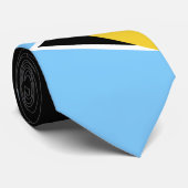 セントルシアの旗 ネクタイ (ロール)