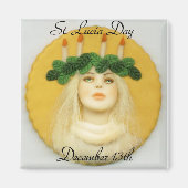 セントルシアの日094 JLビエル マグネット (正面)