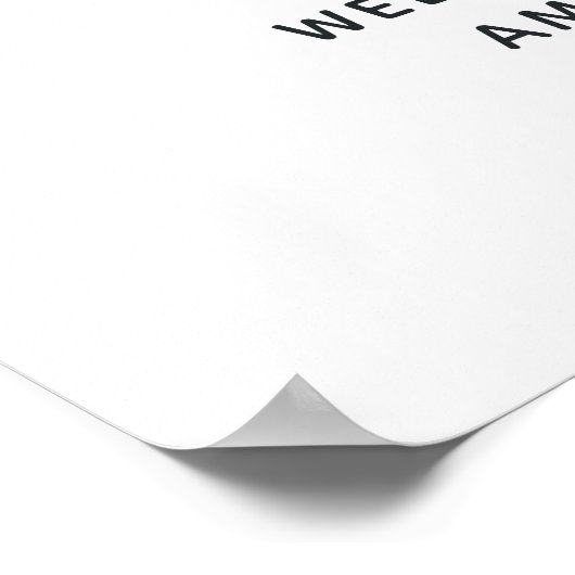 セントルシアの目的地の結婚式へようこそ ポスター (角)