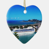 セントルシアの遊航船 セラミックオーナメント (右)