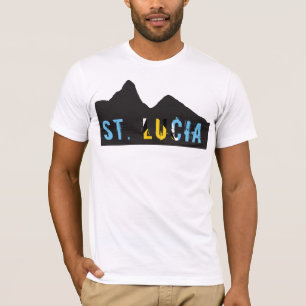 セントルシアのPitonsのワイシャツ Tシャツ