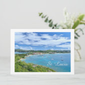 セントルシアカリブので大西洋と出会う場所 (スタンド正面)