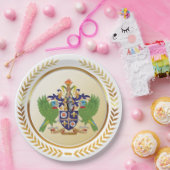 セントルシアコートオブアームズ ペーパープレート (パーティー)