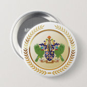 セントルシアコートオブアームズ 缶バッジ (正面&裏面)