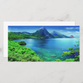 セントルシアザピトンズカード サンキューカード (正面/裏面)