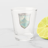 セントルシアザピトントラベルアートヴィンテージ ショットグラス (裏面)