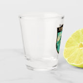 セントルシアザピトントラベルアートヴィンテージ ショットグラス (左)