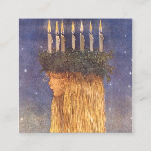 セントルシアジョンバウアー スクエア名刺 (正面)