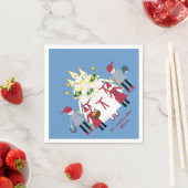 セントルシアデイクリスマス紙ナプキンス スタンダードカクテルナプキン (インサイチュ)