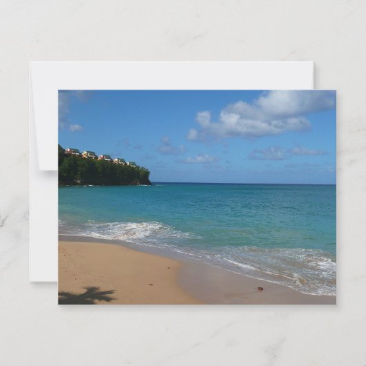 セントルシアビーチトロピカルバケーションランドスケープ (正面)