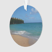 セントルシアビーチトロピカルバケーションランドスケープ オーナメント (正面)