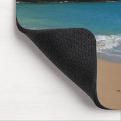 セントルシアビーチトロピカルバケーションランドスケープ マウスパッド (コーナー)