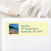 セントルシアビーチトロピカルバケーションランドスケープ ラベル (インサイチュ)