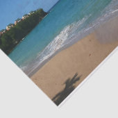 セントルシアビーチトロピカルバケーションランドスケープ 薄葉紙 (詳細)