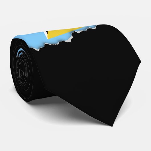 セントルシアフラグ ネクタイ (ロール)