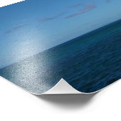 セントルシアホライゾンブルー海 フォトプリント (角)