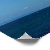 セントルシアホライゾンブルー海 ポスター (角)