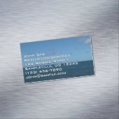 セントルシアホライゾンブルー海 マグネット名刺 (インサイチュ)