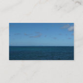 セントルシアホライゾンブルー海 名刺 (裏面)