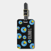 セントルシア丸旗 ラゲッジタグ (正面縦)