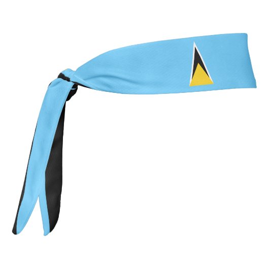 セントルシア国旗エレガント国 タイヘッドバンド (回転270)