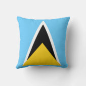 セントルシア国旗 クッション (裏面)